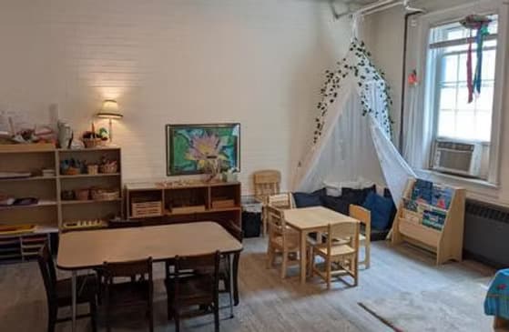 Rock & River Room classroom at Greensboro New School